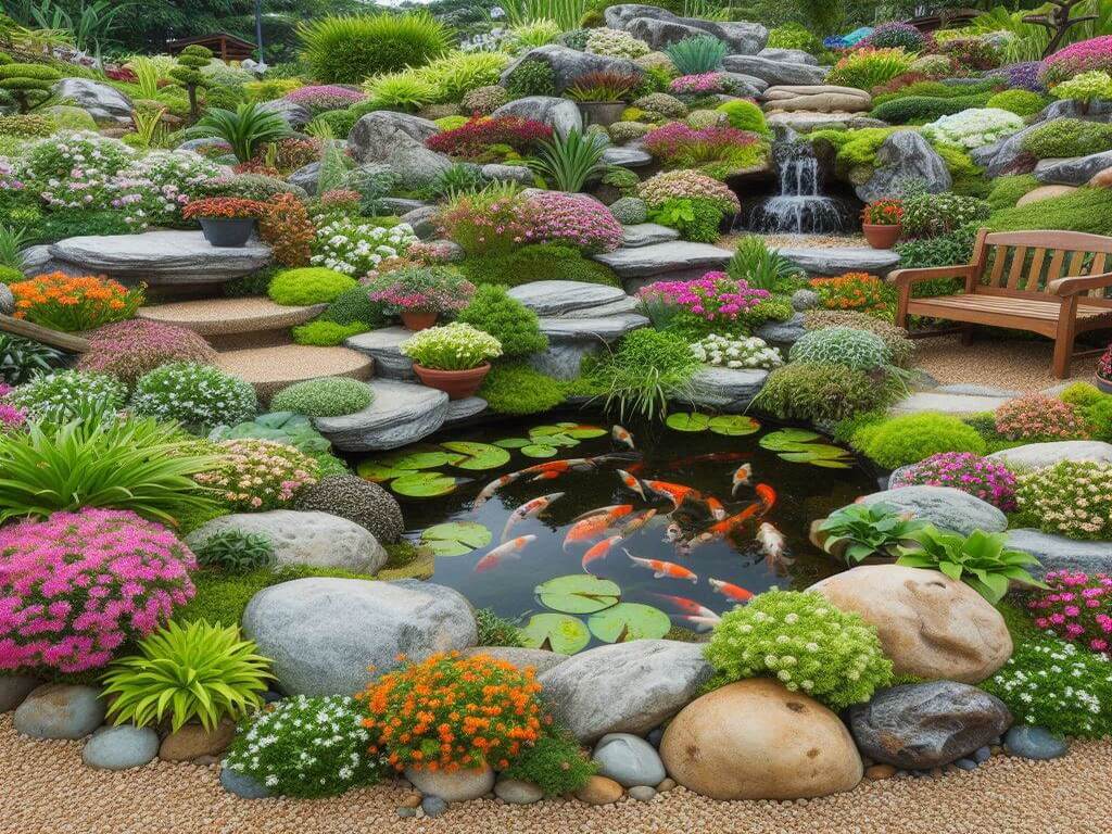 Jardim de Pedras: Beleza Resistente para Climas Secos